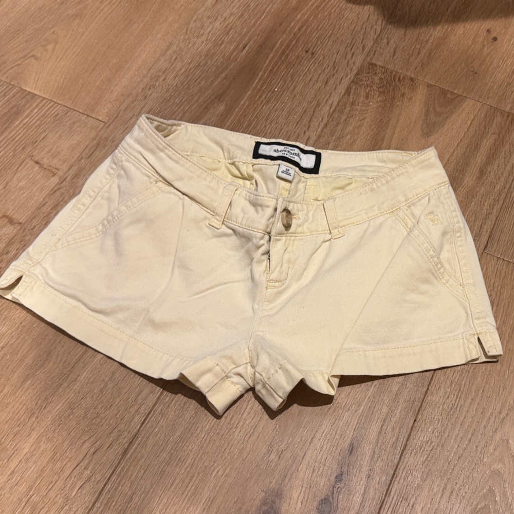 Abercrombie & Fitch High Waist Tan Shorts